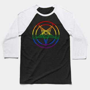 LGBT Baphomet Baseball T-Shirt